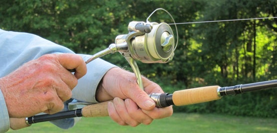 How to Hold a Spinning Rod and Reel 