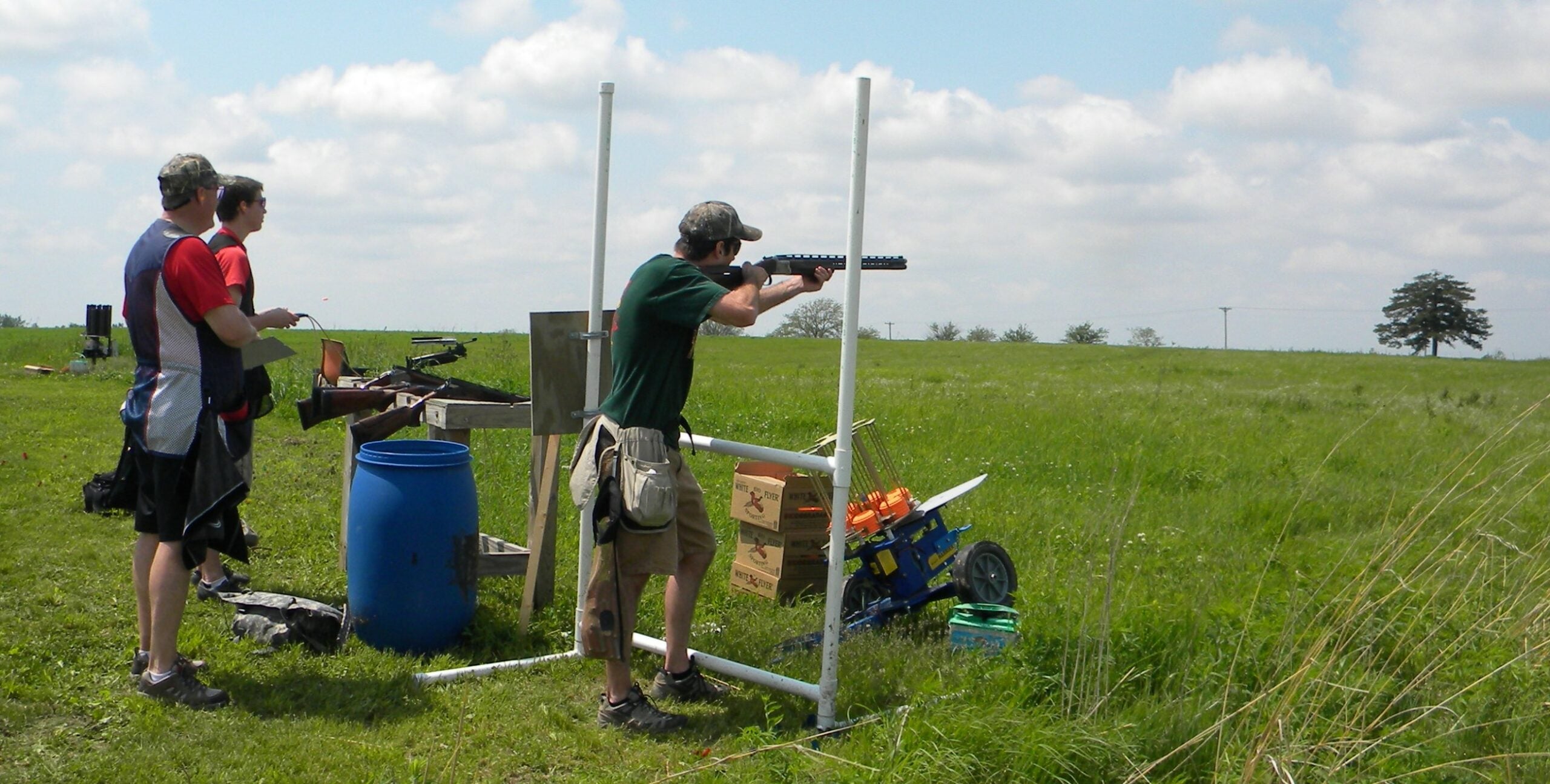 clay pigeon shooting range