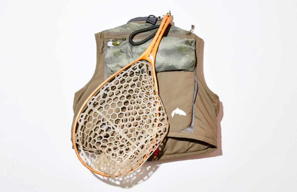 NEW Cortland Fly Fishing Vest MD/LG with pouches, Fly Patch, Rod  Attachments