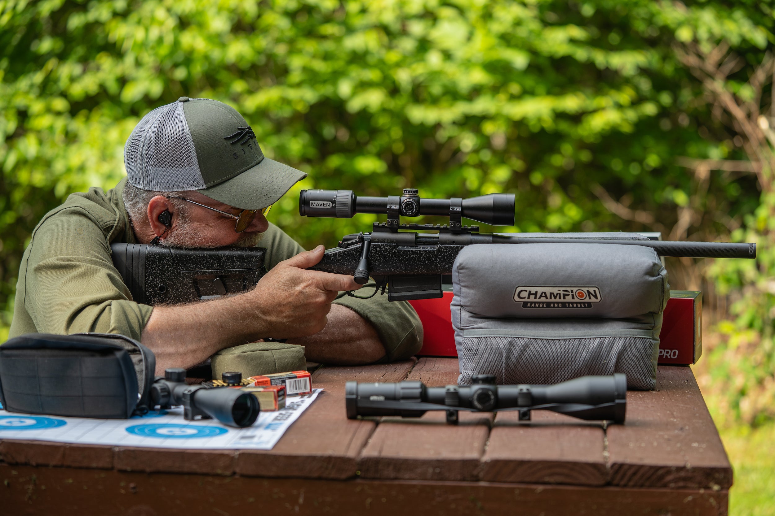 sniper rifle 12x scope