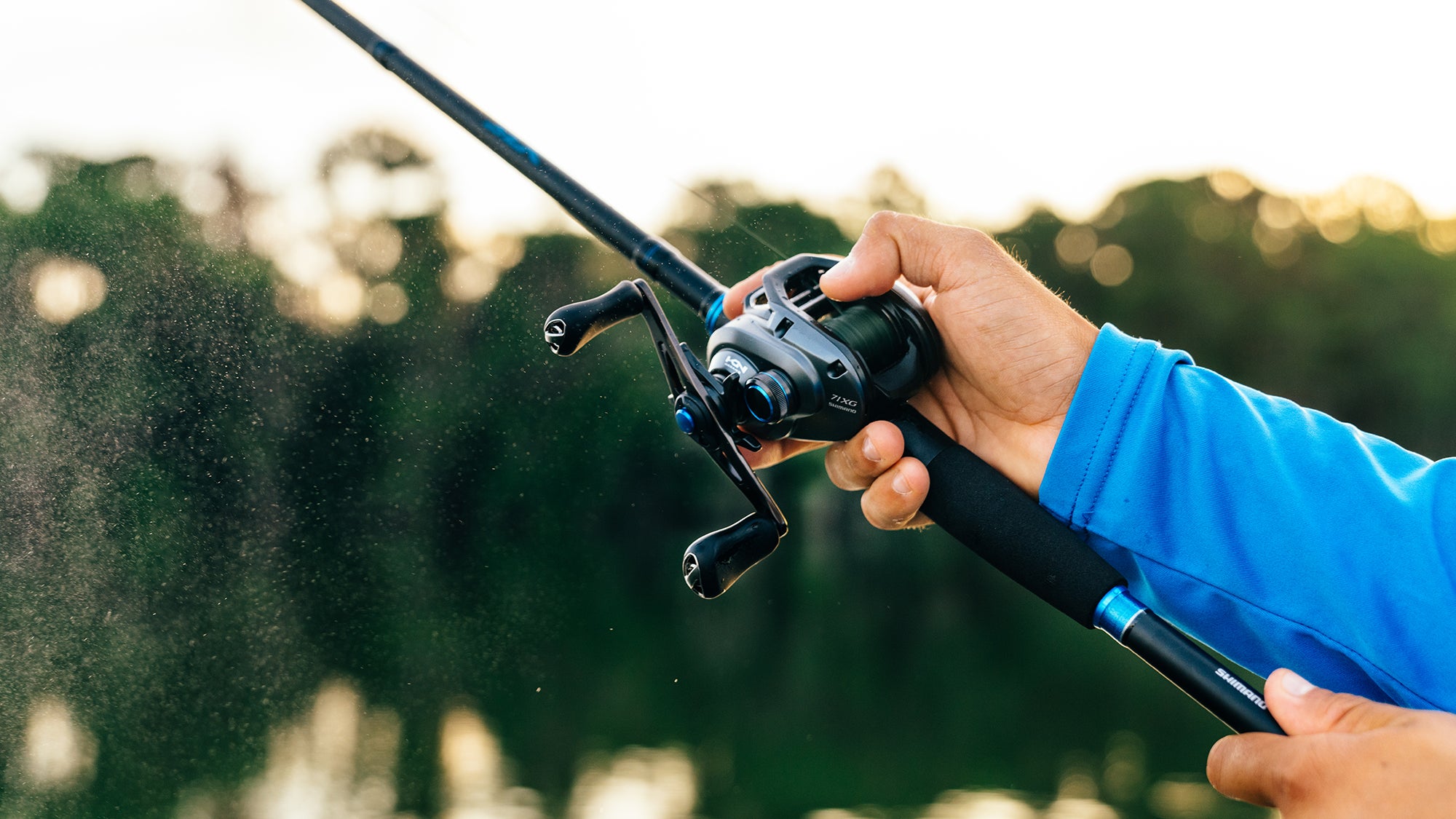 How to store line on a bait casting fishing reel when you're not