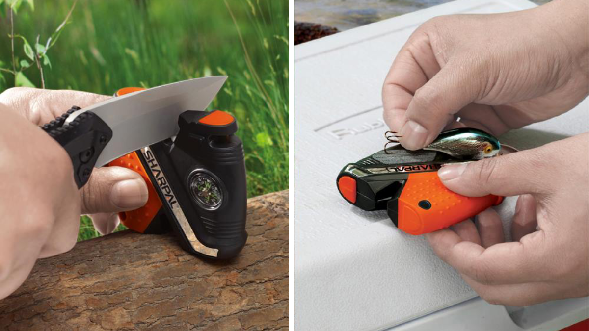 This Portable 6-in-1 Knife Sharpener Is Only $9 Right Now