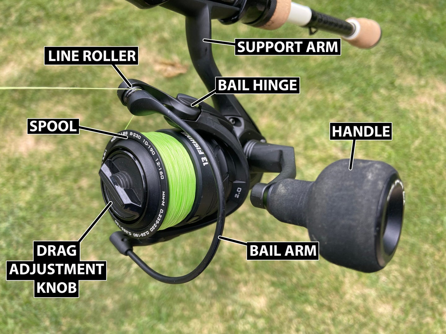 How to line a spincast fishing reel(push button) 