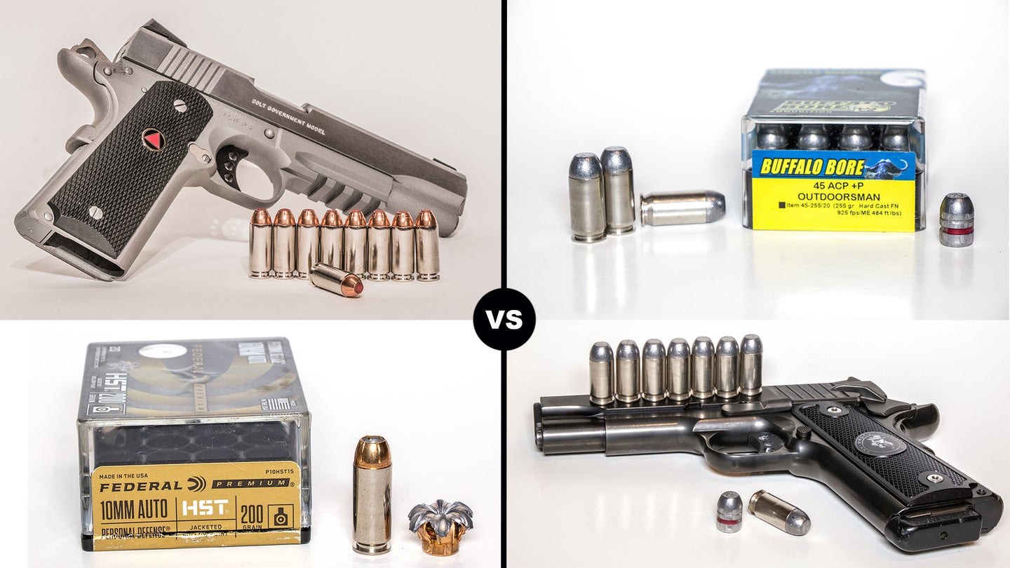 45 ACP VS 10mm - Handgun Cartridge Comparison