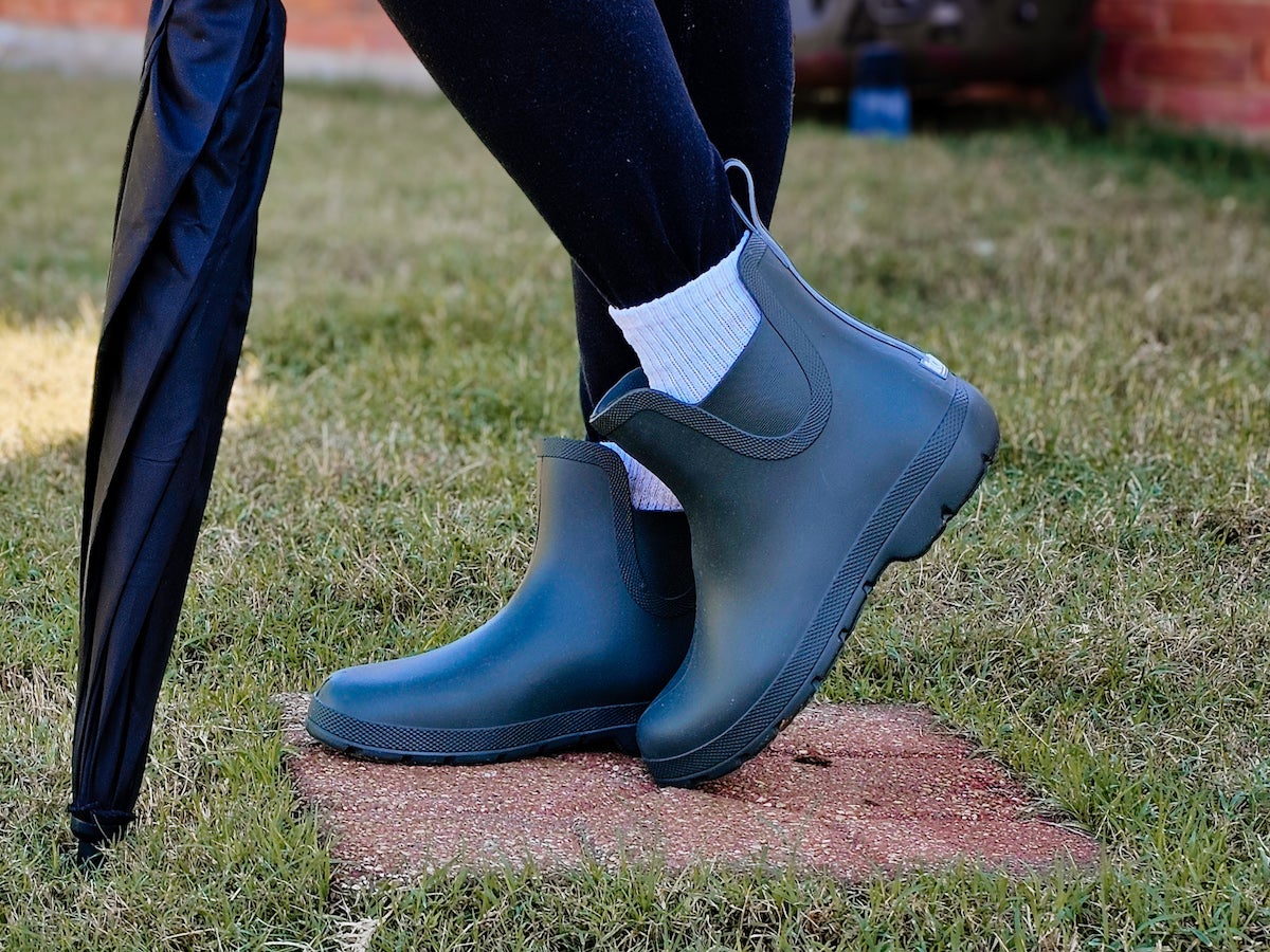 Rain Boots for Women, Extra Wide Calf Garden Boots, Width Mid Calf