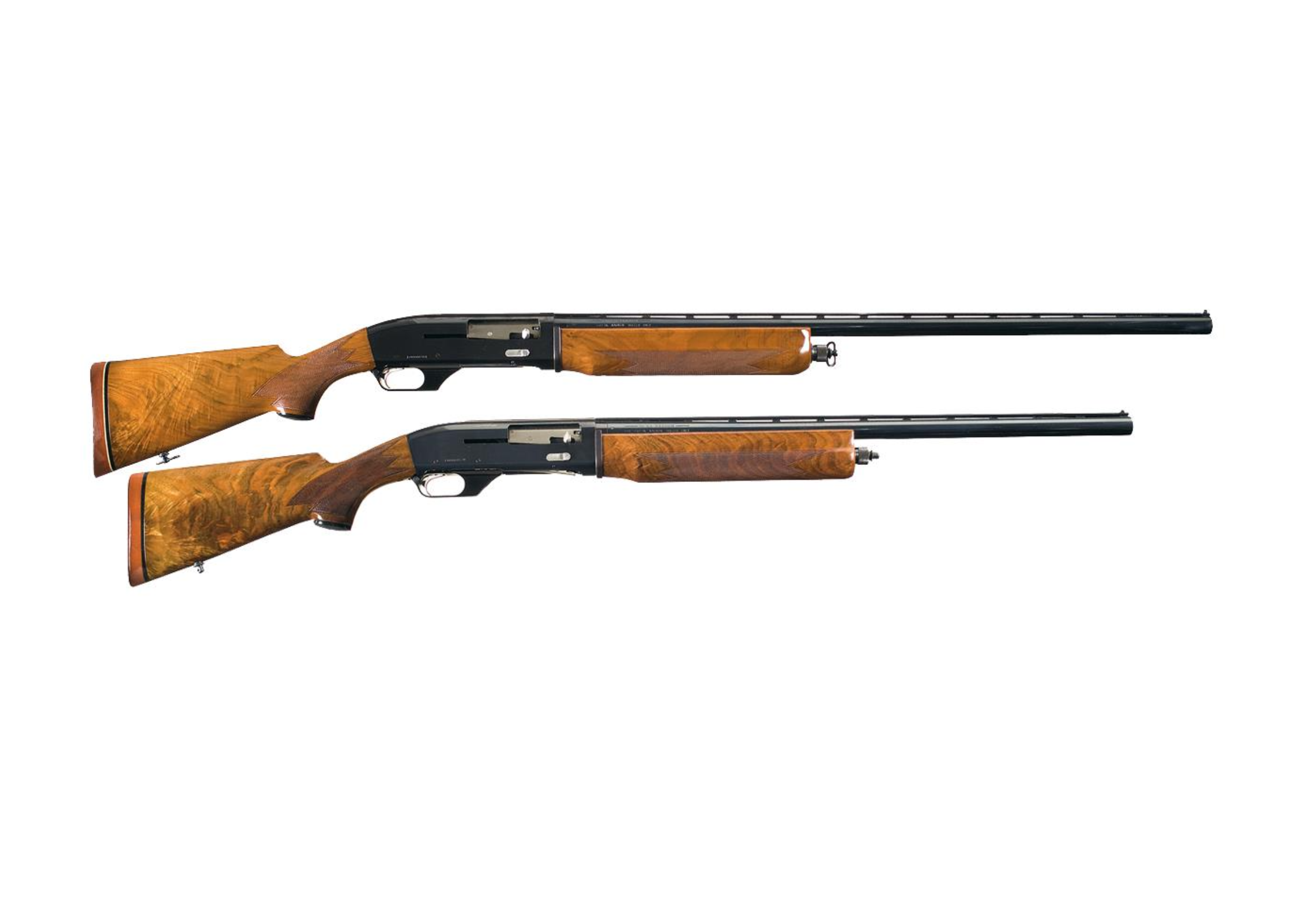 Two Ithaca 10 gauge shotguns