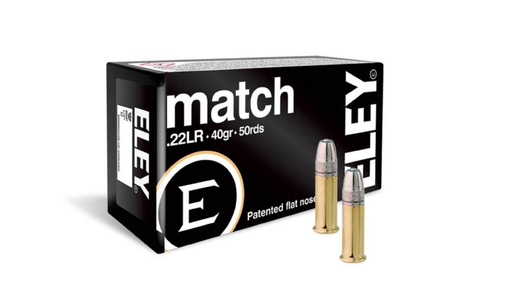 ELEY Match EPS 40-grain FN 22 LR ammo