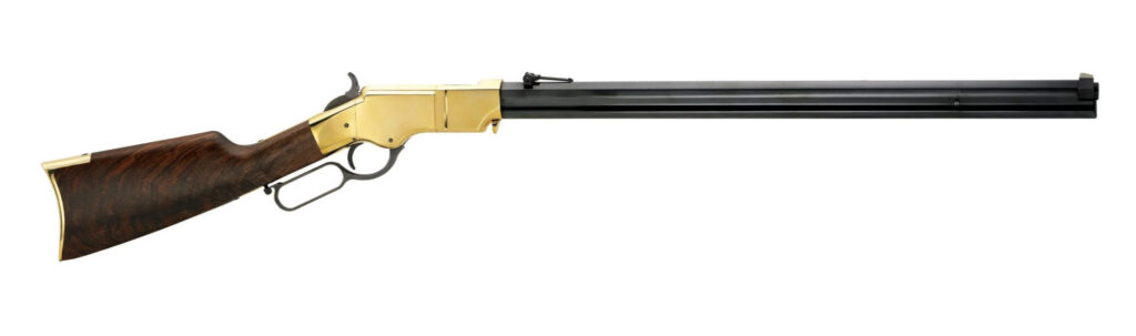 Henry Repeating Rifle on white background