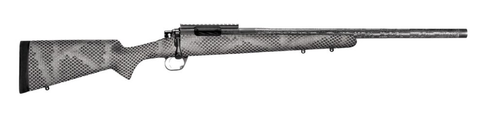 Proof Glacier Ti bolt-action rifle on a white background.