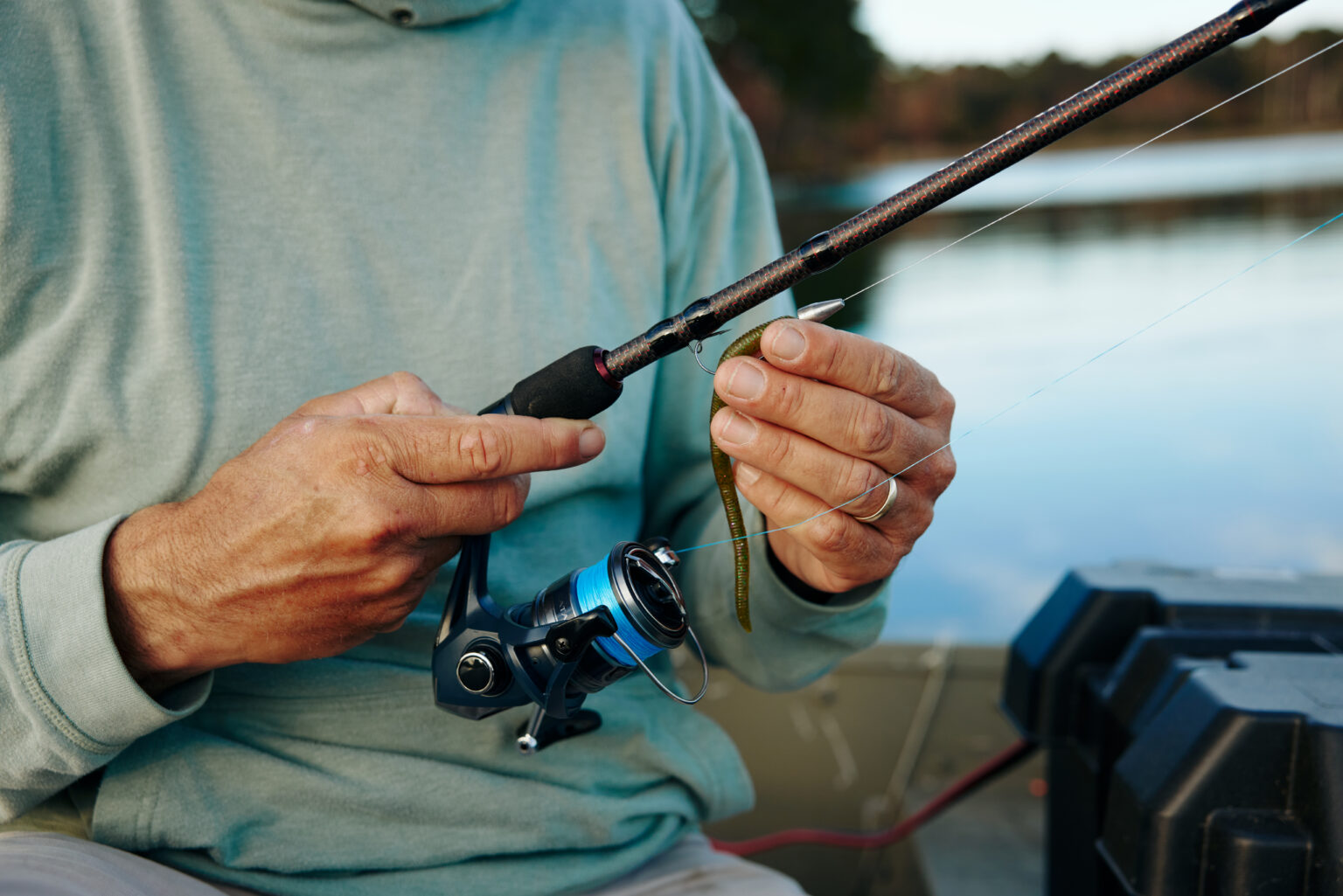 The Shimano Catana FE spinning reel