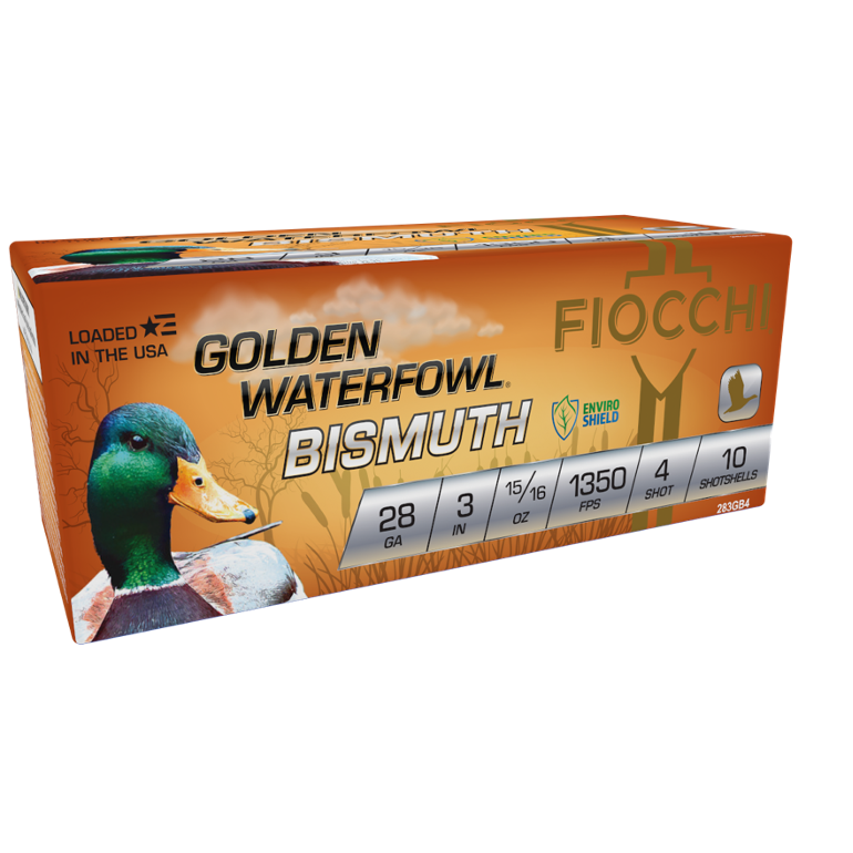 Fiocchi 28-gauge Golden Waterfowl Bismuth