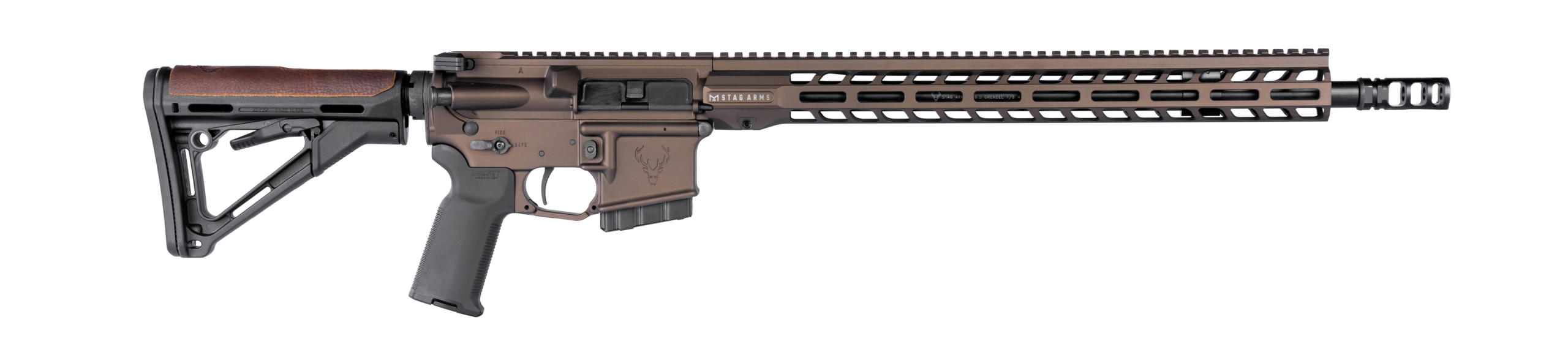 Stag Arms Stag 15 Pursuit rifles on a white background