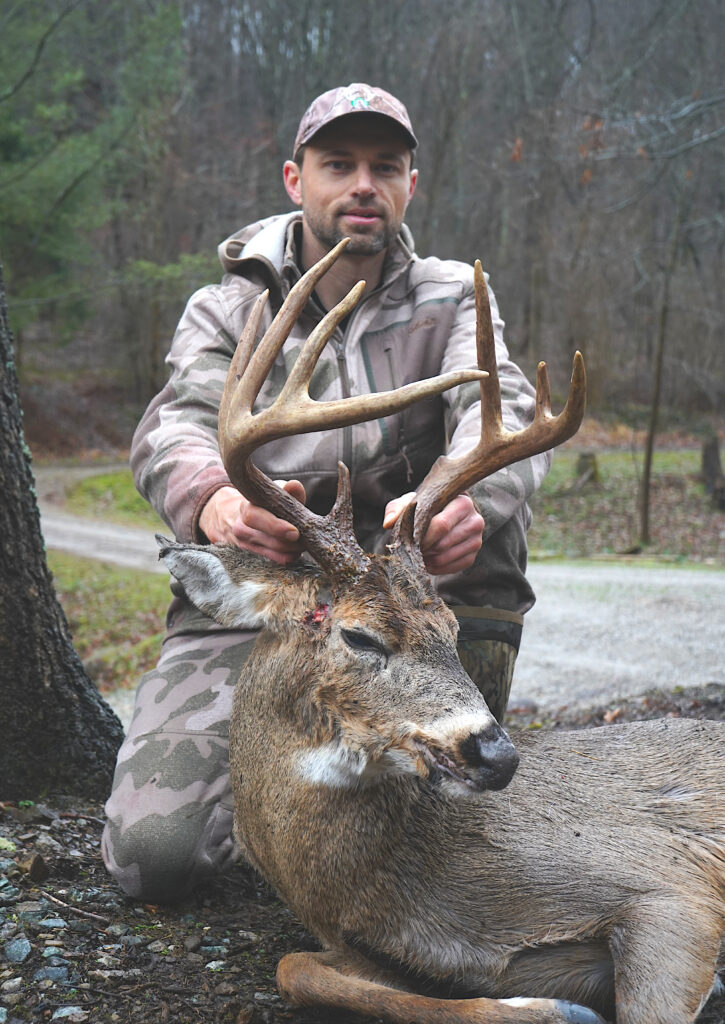 Hunter Adam Lewis with a 10-poin Ohio buck.