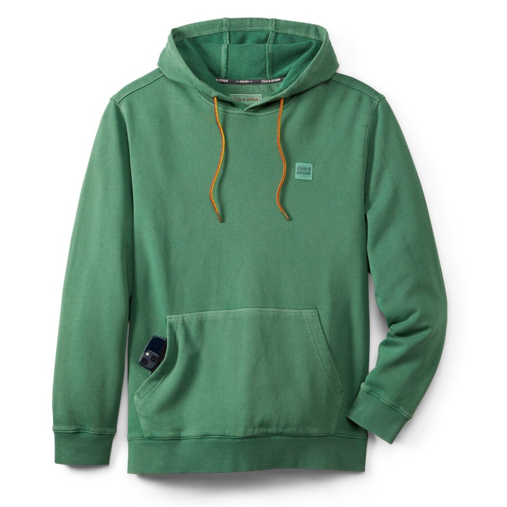 Holloa Garment Dyed Hoodie Field Green