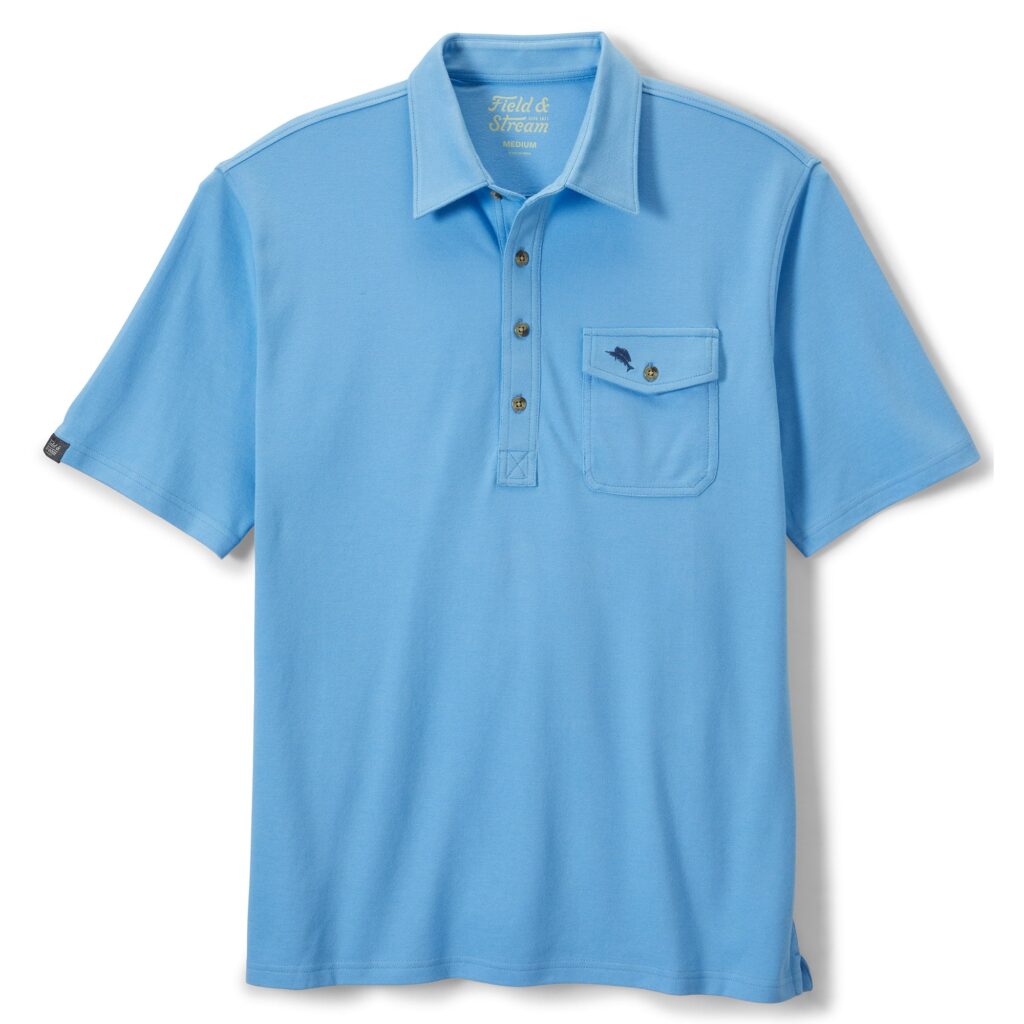 Flying Birdie Polo – Light Blue