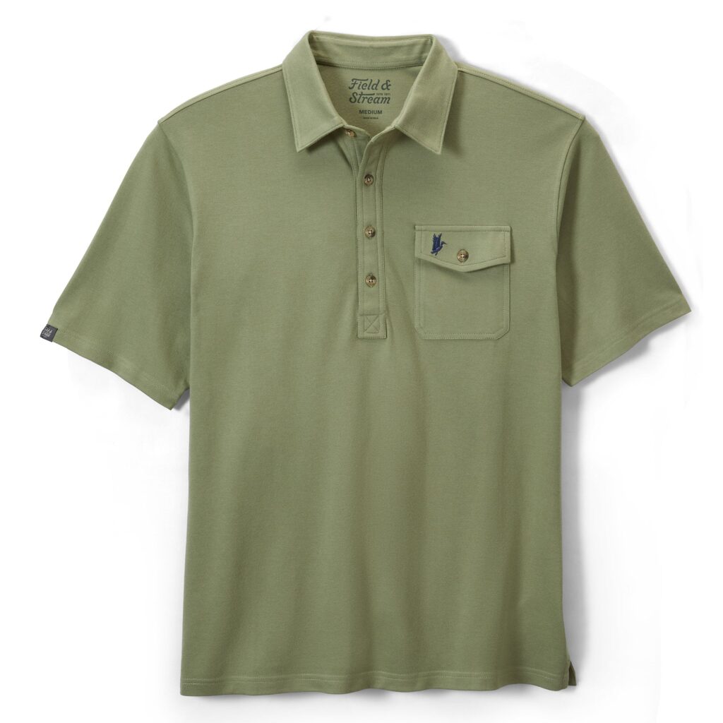 Flying Birdie Polo – Olive
