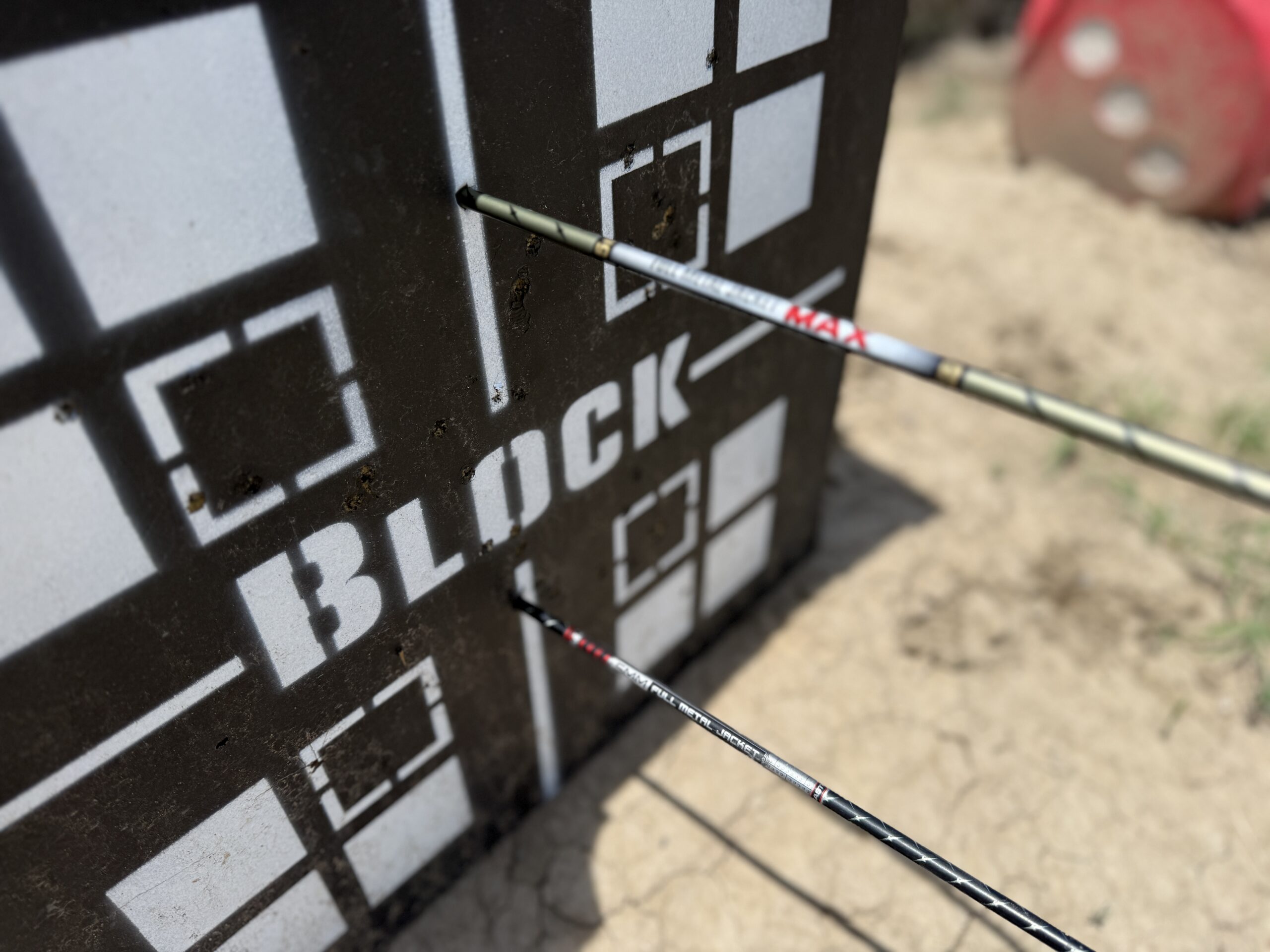 The Block Infinity 22" archery target.