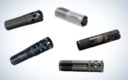 The Best Chokes for Pheasant Hunting Five assorted shotgun choke tubes including Cabela's and Rooster brands displayed on white background