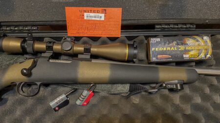 How to Fly with a Gun Bolt-action rifle with scope and Federal Premium 223 REM ammunition in travel case