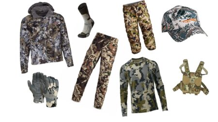 Is High-End Hunting Clothing Really Worth It? Sitka camouflage hunting gear set including jacket, pants, gloves, hat, and accessories