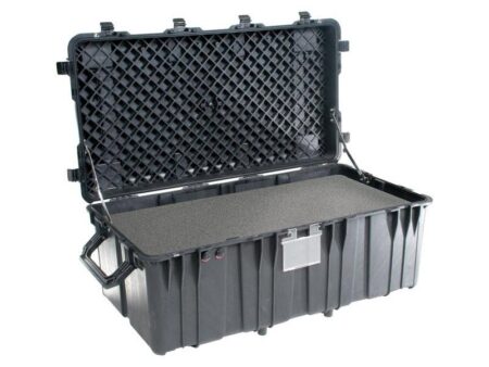 The Best Storage Case for Gun Ammunition Large black Pelican hard case open showing foam interior and latches