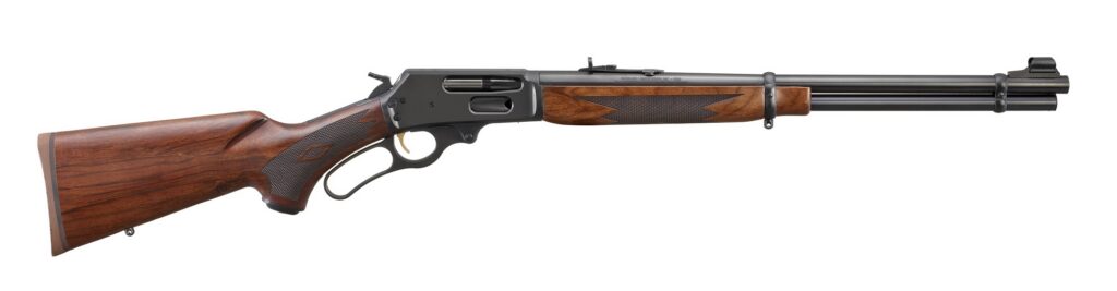 Marlin 336 Classic lever action rifle on a white background. 