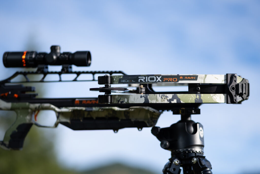 Closeup photo of the new Ravin R10X Pro's limbs.