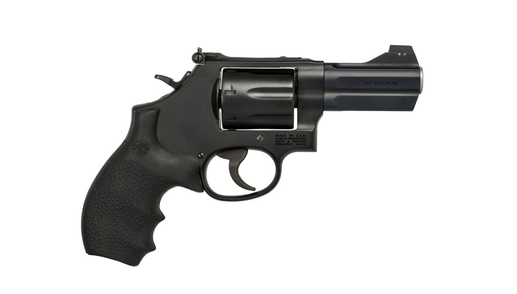 Lipsey's S&W Model 386 NightGuard on a white background