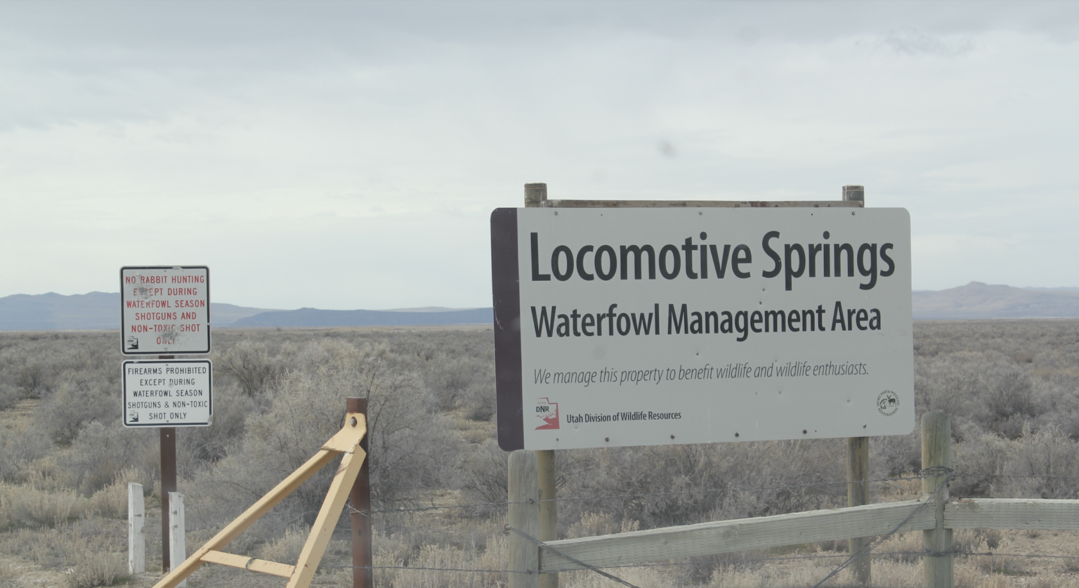 A waterfowl management area in Box Elder County, Utah.