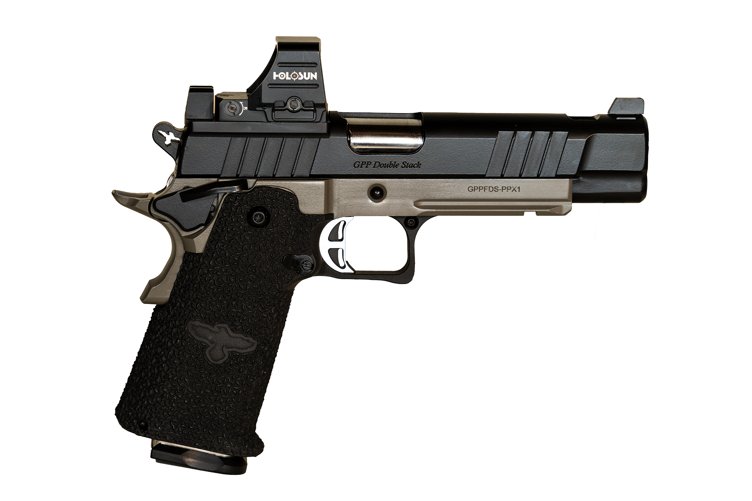 Fink’s Gunsite Performance Pistol on white