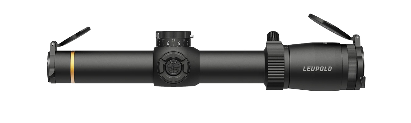 Leupold 1x6 riflescope on a white background