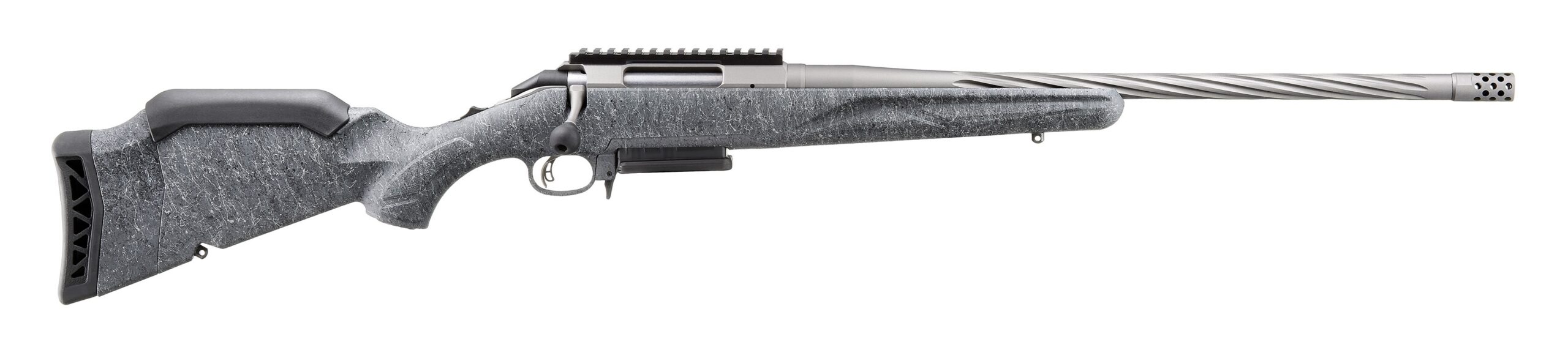 Ruger American Gen II rifle on a white background.