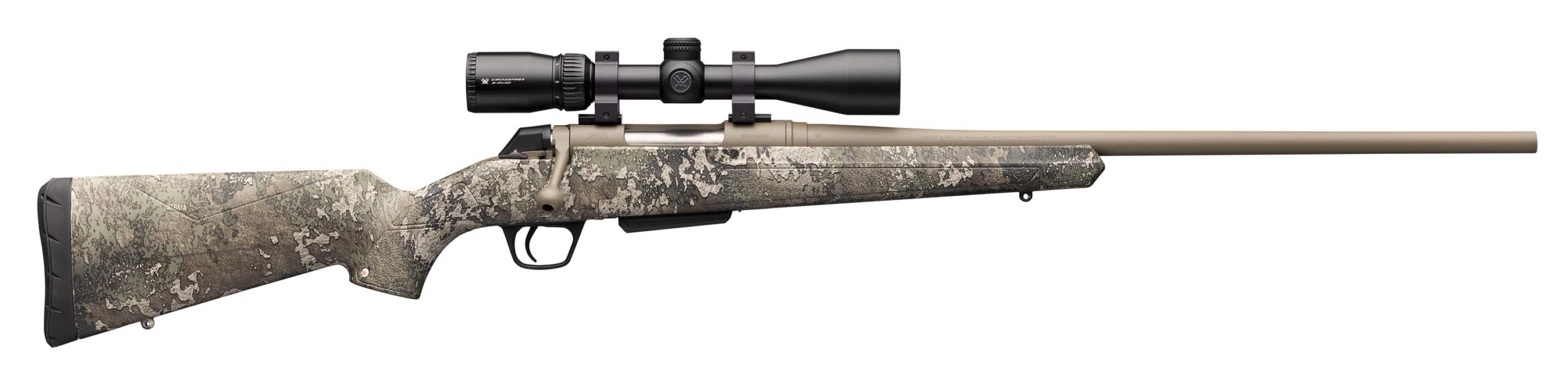 Winchester XPR Hunter rifle on a white background