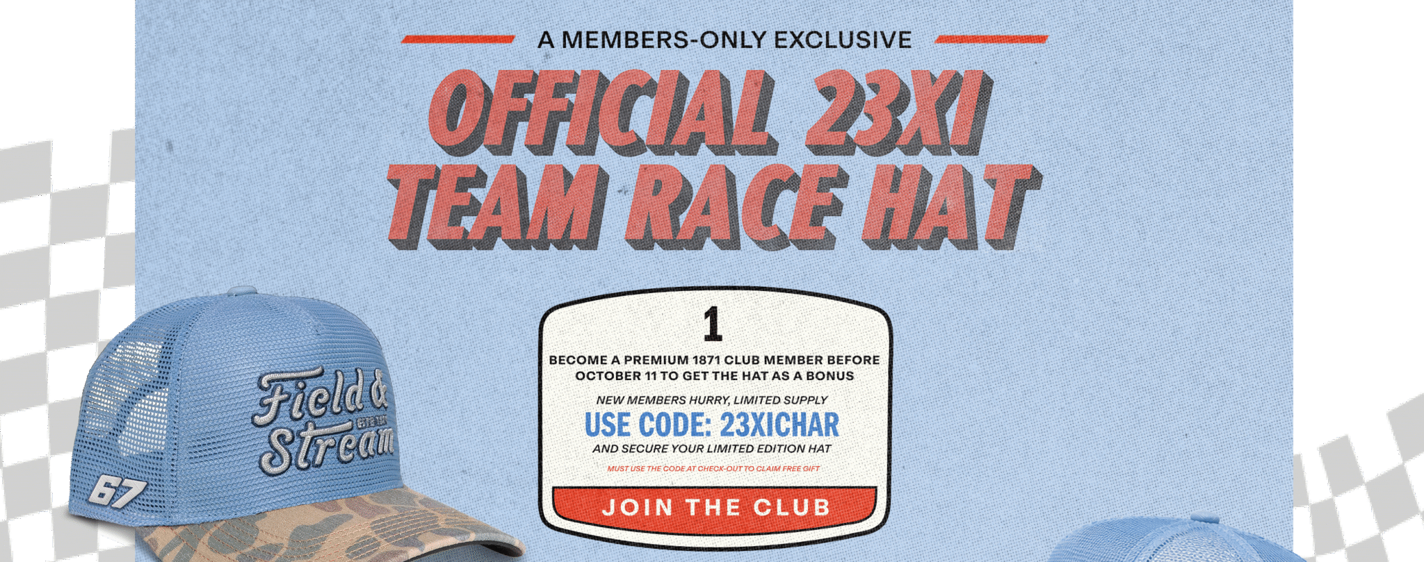 23XI bonus hat