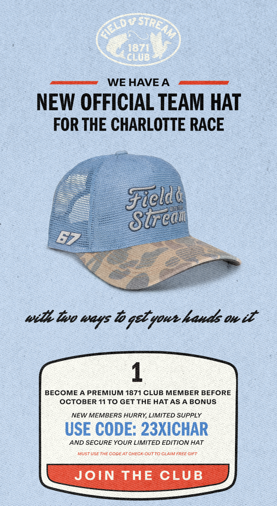 23XI bonus hat