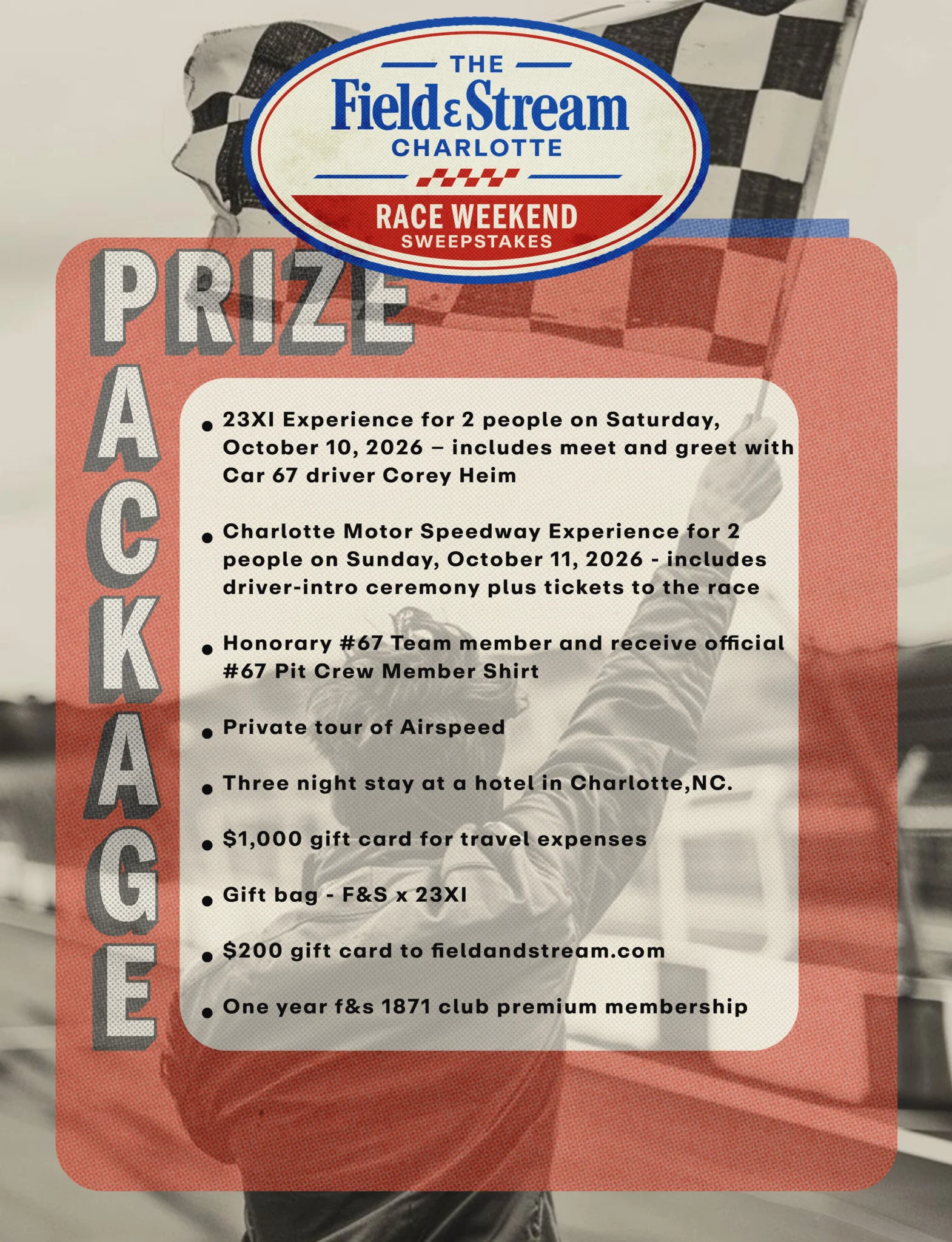 F&S x 23XI Sweepstakes - Enter Now