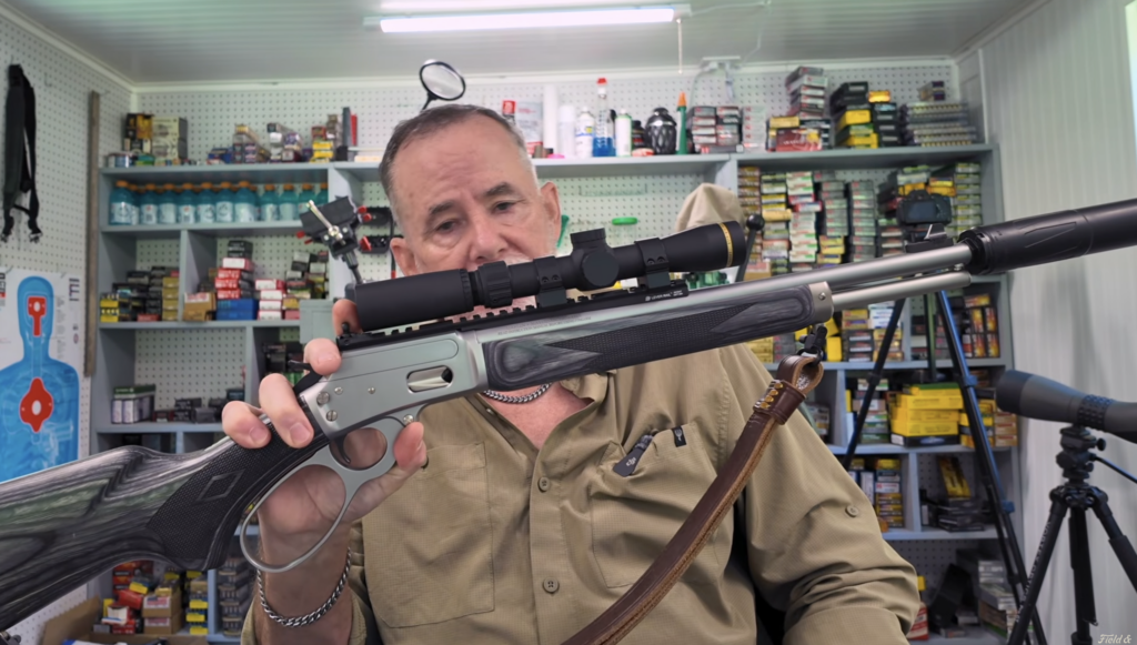 Marlin 1894 Trapper 10mm rifle tricked out as truck gun