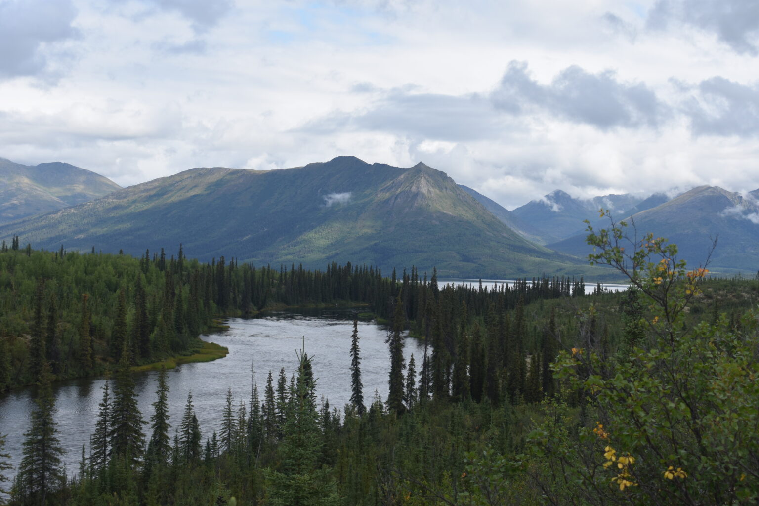 The outlet of Walker Lake in Alaska's Gates of the Arctic National Park.