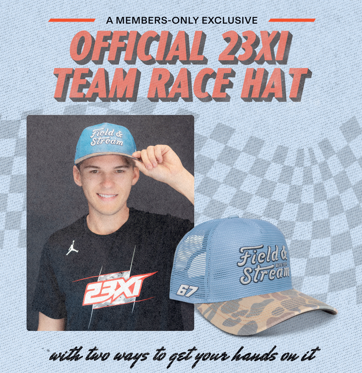 get the official 23XI hat