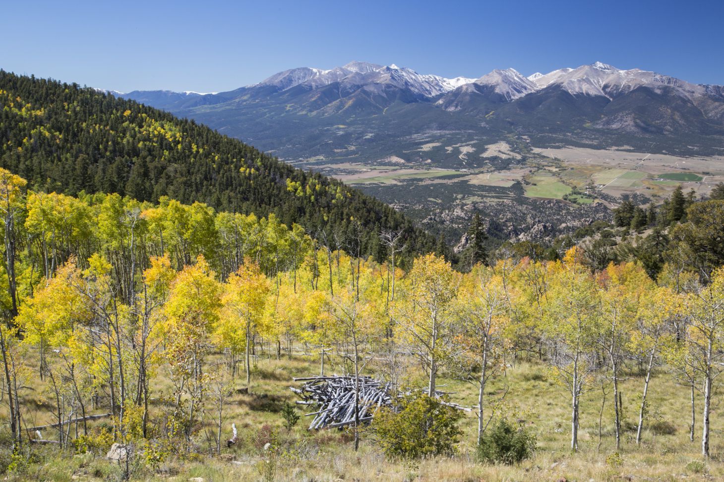 Browns Canyon National Monument is about 130 miles southwest of Denver.