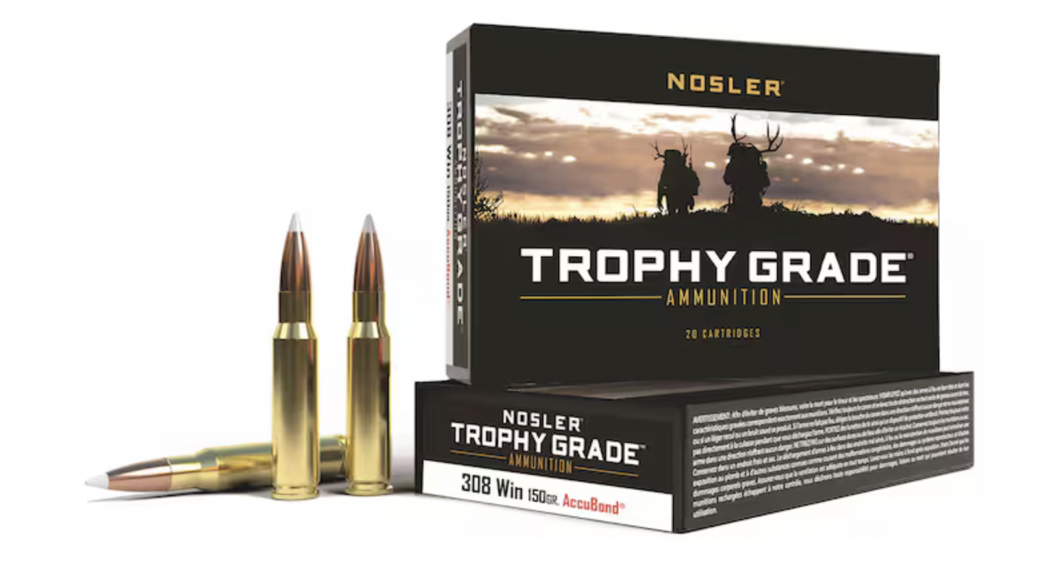 Nosler 150-grain AccuBond load for the 308 Winchester.