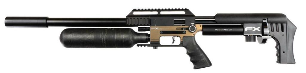 Impact MKII air gun on a white background.