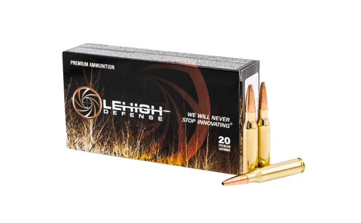 A box of 7mm 08 ammunition. 