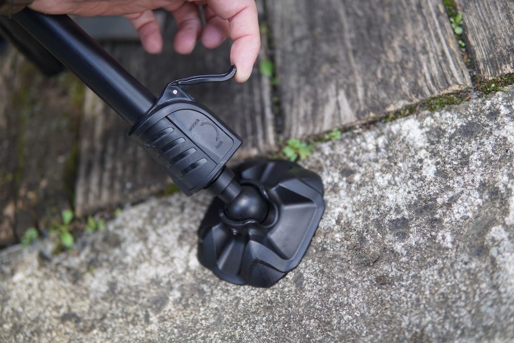 Alps OutdoorZ Stealth Hunter Deluxe Chair adjustable feet