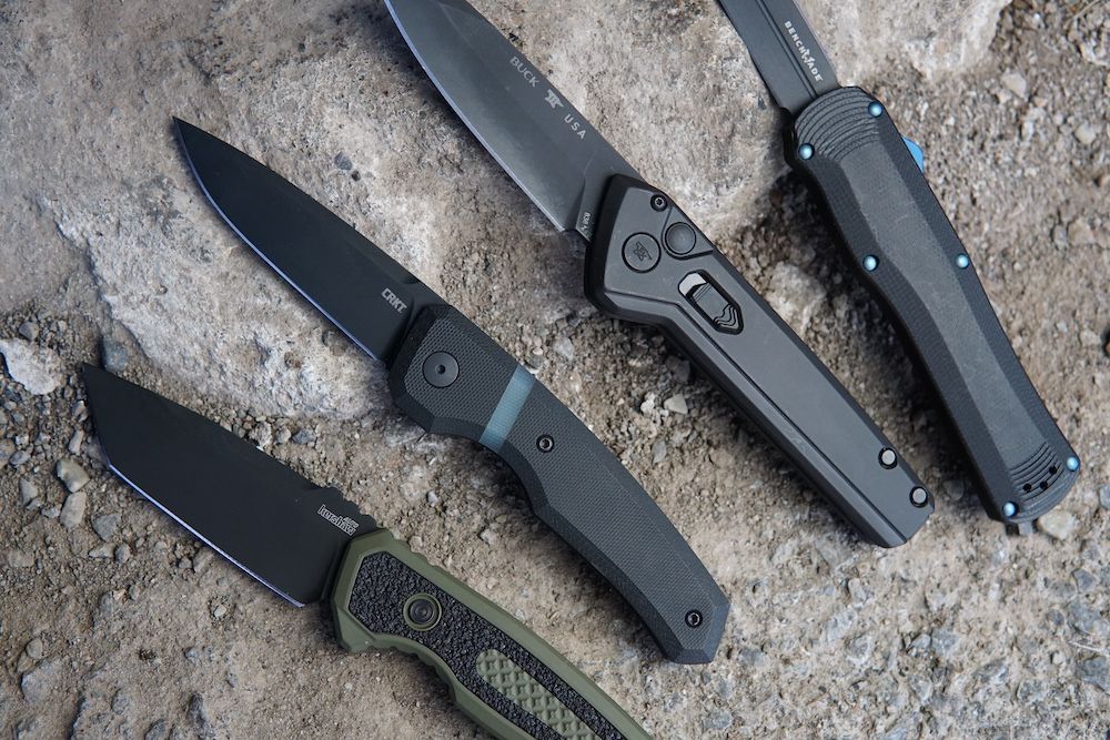 Automatic knives during testing and review