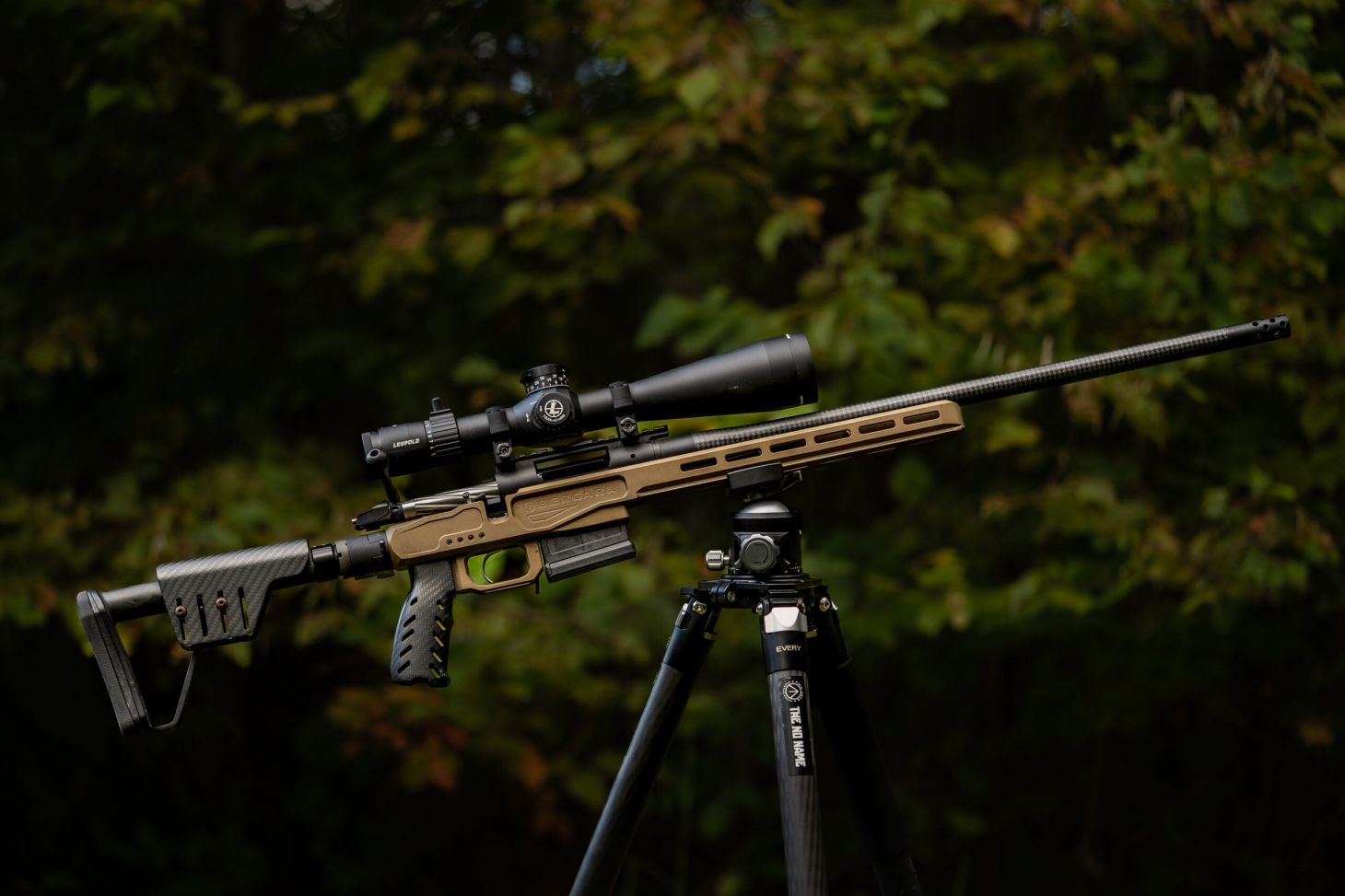 The Bergara Premier MG Lite on a tripod.