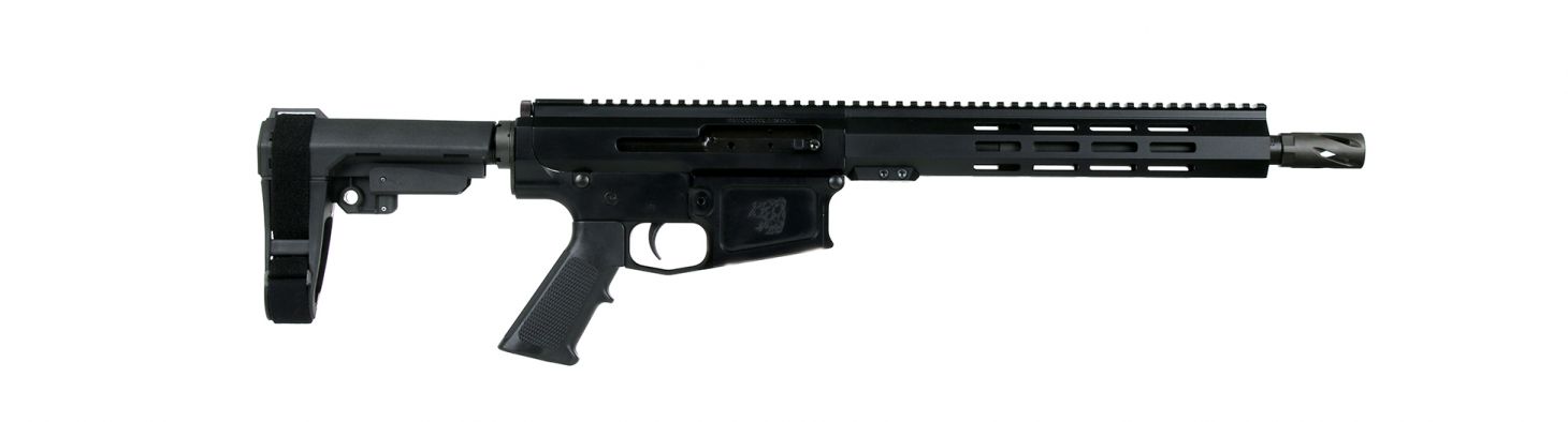 The new Bear Creek Arsenal BC-10 SOCOM 8.6 Blackout rifle on a white background. 