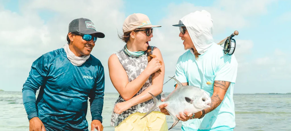 Anglers wearing Bajio Fishing Sunglasses