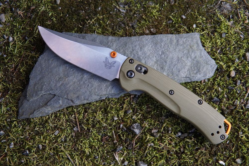Benchmade Mini TaggedOut knife during testing