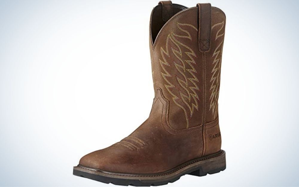 Ariat MenÃ¢€™s Groundbreaker Square Toe Work Boot